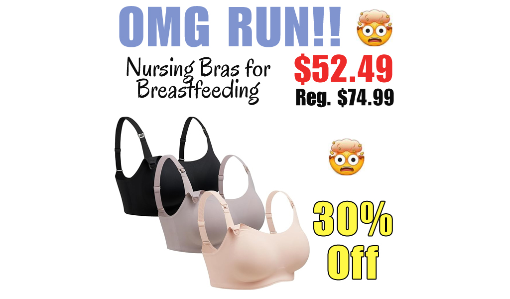 Nursing Bras for Breastfeeding Only $52.49 Shipped on Amazon (Regularly $74.99)