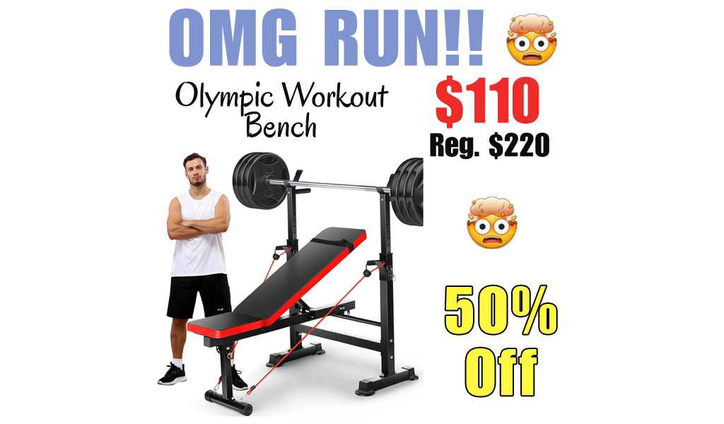 Olympic Workout Bench Only $110 Shipped on Amazon (Regularly $220)