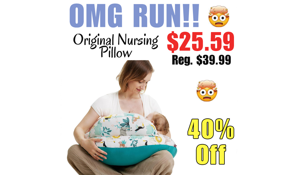 Original Nursing Pillow Only $25.59 Shipped on Amazon (Regularly $39.99)