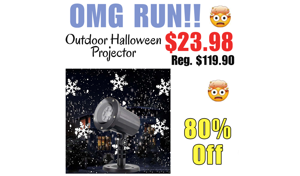 Outdoor Halloween Projector Only $23.98 Shipped on Amazon (Regularly $119.90)