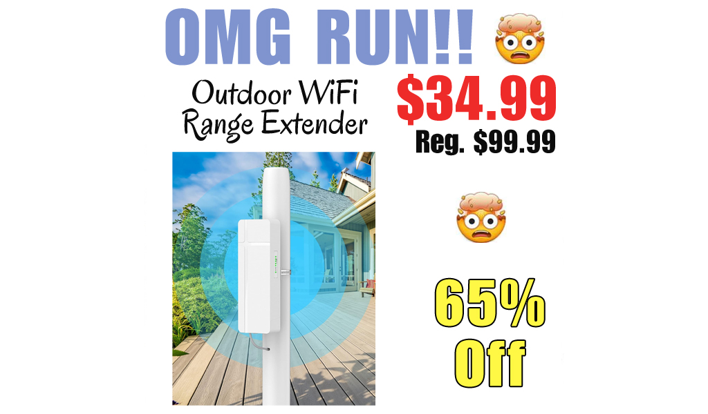 Outdoor WiFi Range Extender Only $34.99 Shipped on Amazon (Regularly $99.99)
