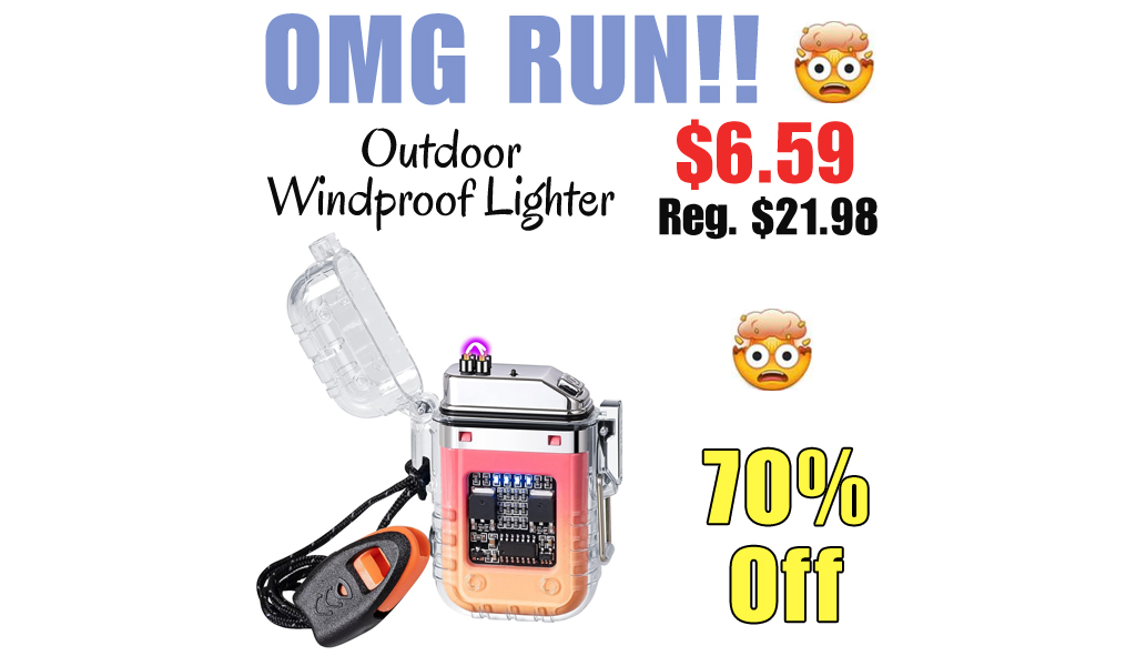 Outdoor Windproof Lighter Only $6.59 Shipped on Amazon (Regularly $21.98)