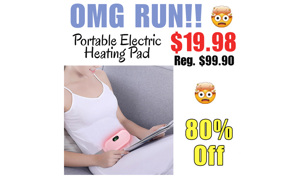 Portable Electric Heating Pad Only $19.98 Shipped on Amazon (Regularly $99.90)