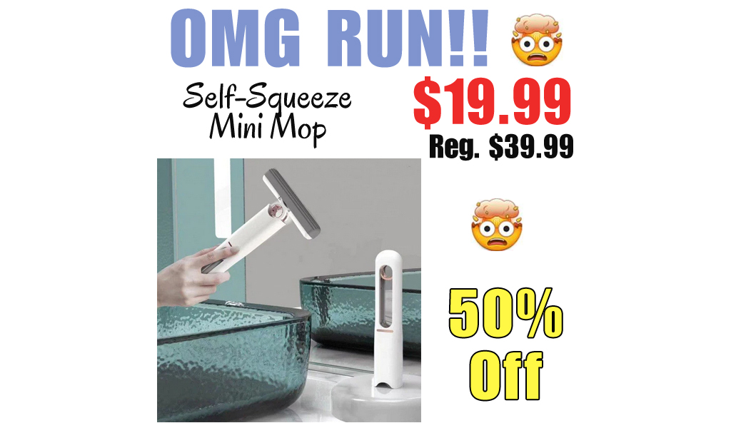 Self-Squeeze Mini Mop Only $19.99 Shipped (Regularly $39.99)