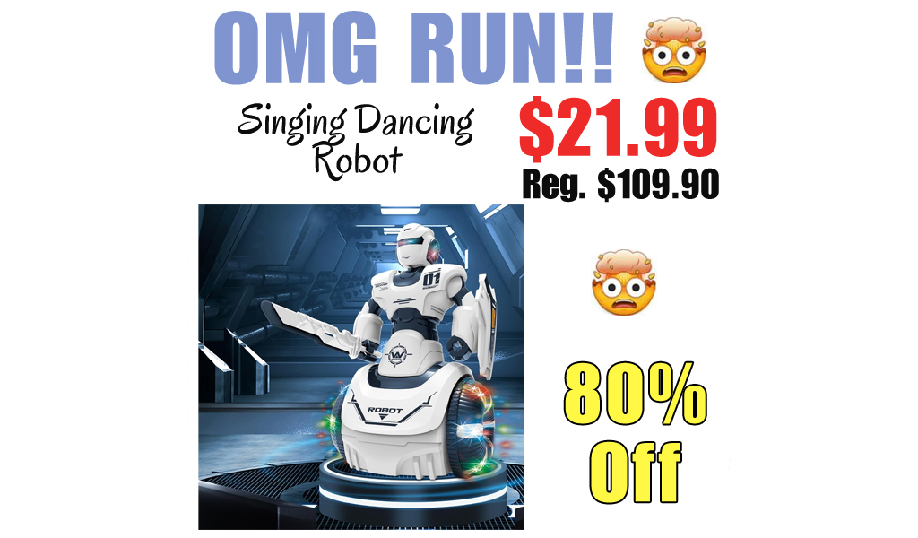 Singing Dancing Robot Only $21.99 Shipped on Amazon (Regularly $109.90)