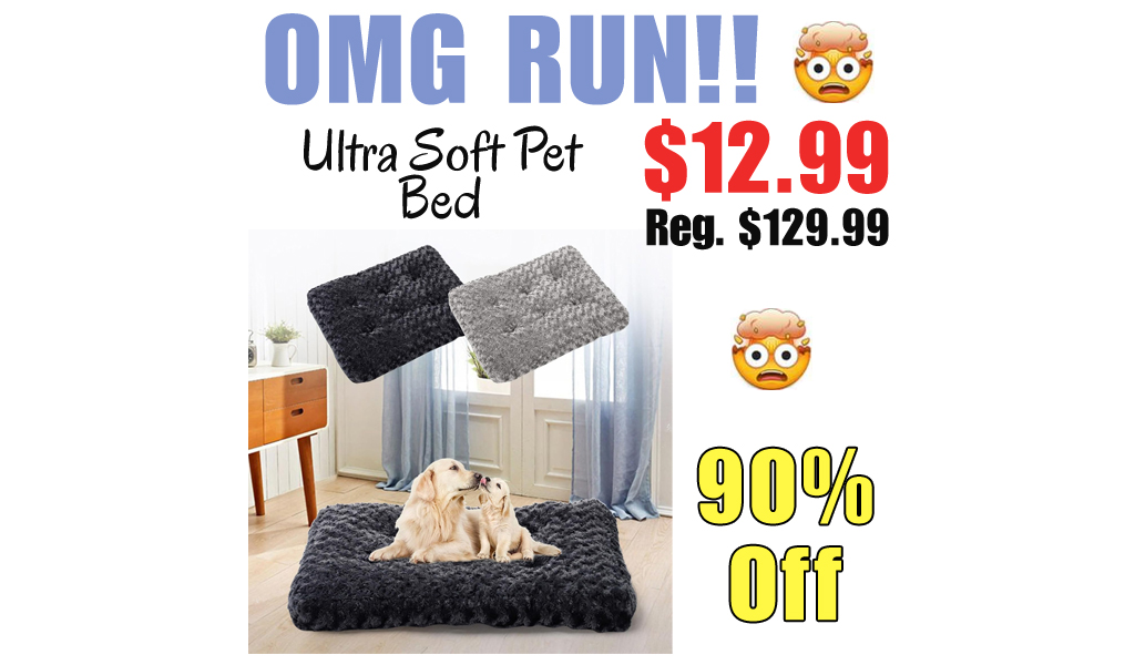 Ultra Soft Pet Bed Only $12.99 Shipped on Amazon (Regularly $129.99)