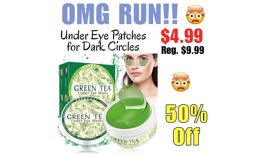 Under Eye Patches for Dark Circles Only $4.99 Shipped on Amazon (Regularly $9.99)