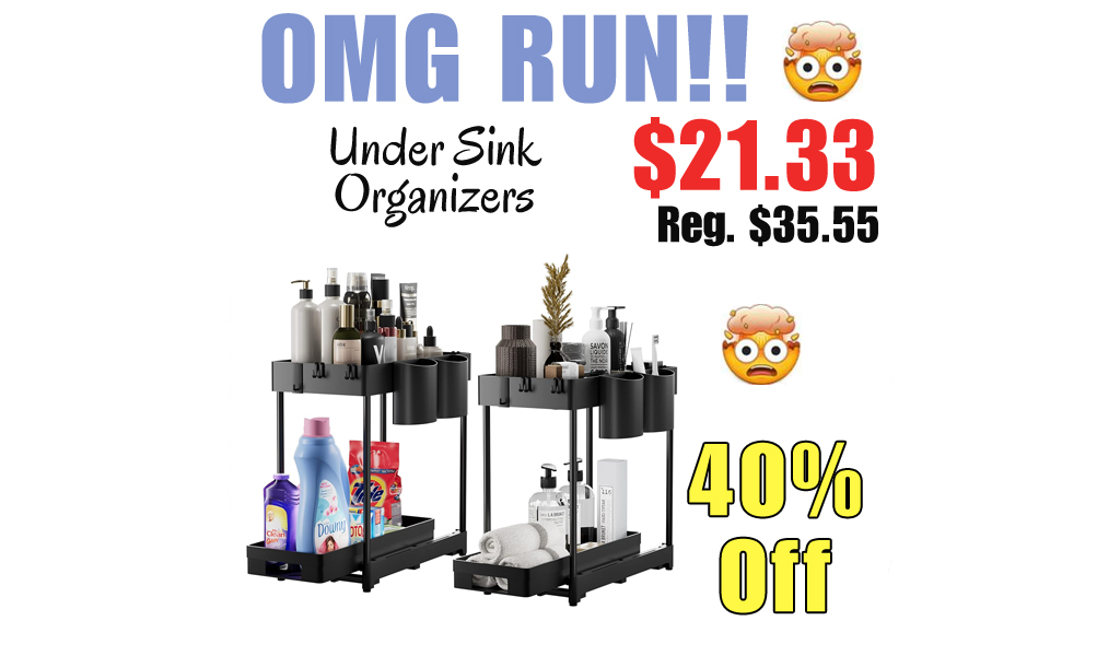Under Sink Organizers Only $21.33 Shipped on Amazon (Regularly $35.55)