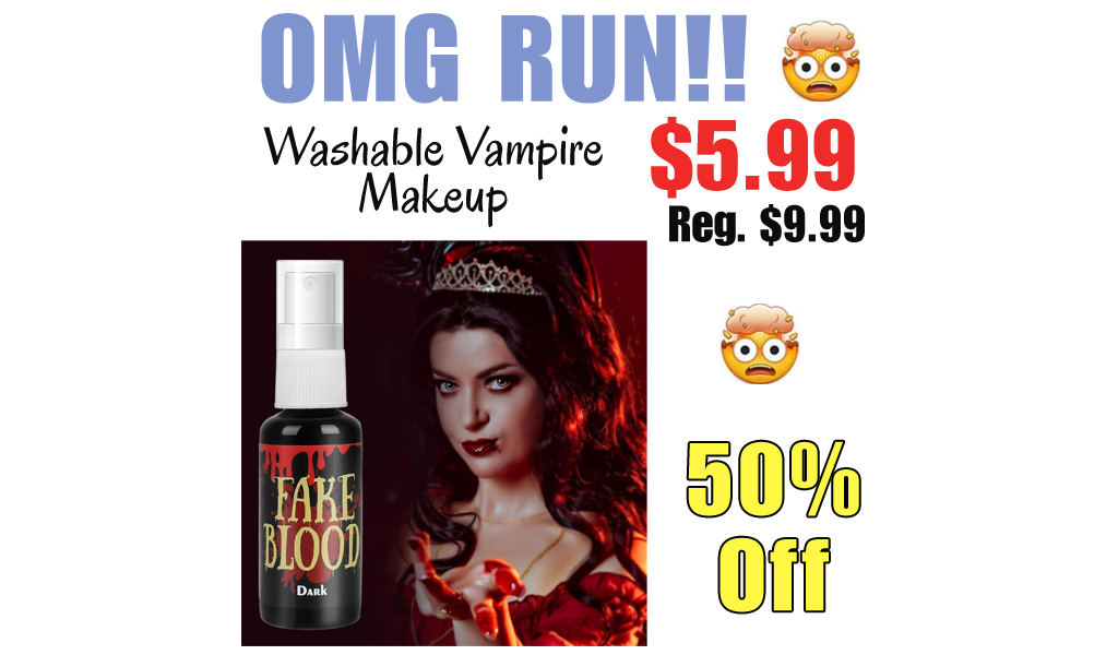 Washable Vampire Makeup Only $5.99 Shipped on Amazon (Regularly $9.99)
