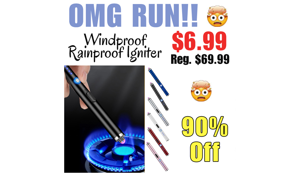 Windproof Rainproof Igniter Only $6.99 Shipped on Amazon (Regularly $69.99)
