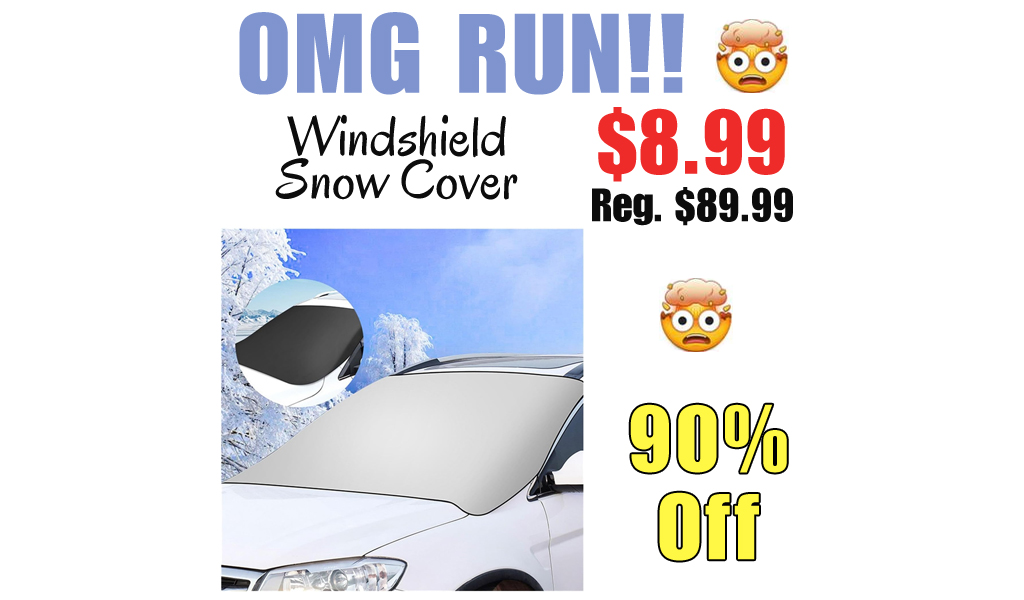Windshield Snow Cover Only $8.99 Shipped on Amazon (Regularly $89.99)