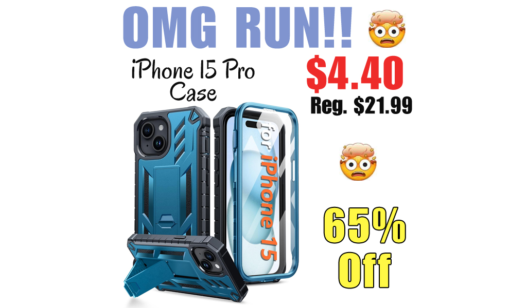 iPhone 15 Pro Case Only $4.40 Shipped on Amazon (Regularly $21.99)