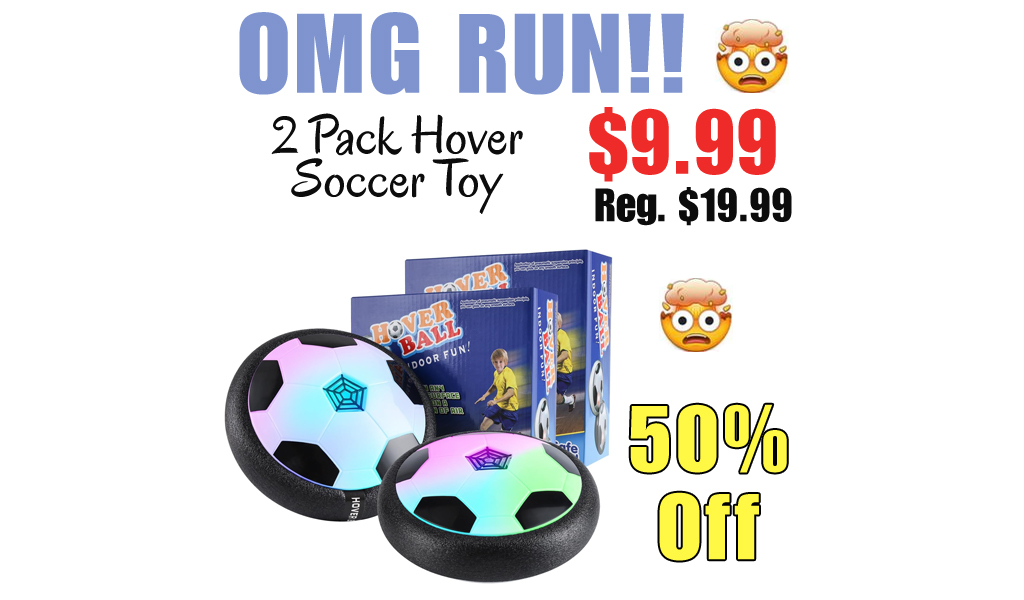 2 Pack Hover Soccer Toy Only $9.99 Shipped on Amazon (Regularly $19.99)