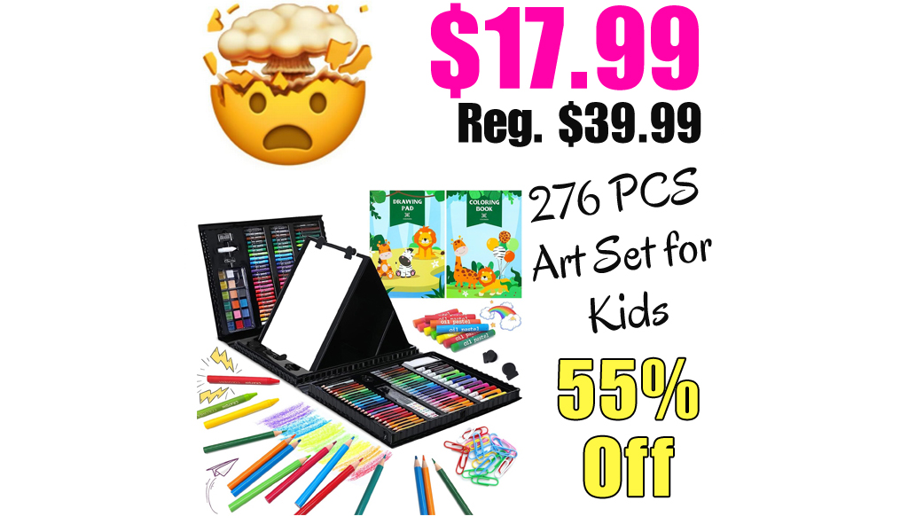 276 PCS Art Set for Kids Only $17.99 Shipped on Amazon (Regularly $39.99)