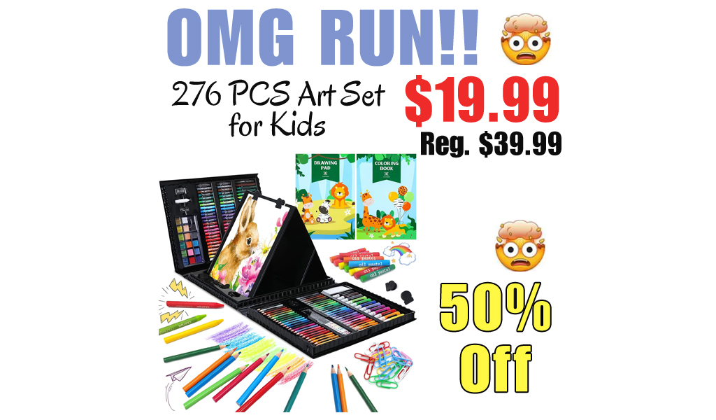 276 PCS Art Set for Kids Only $19.99 Shipped on Amazon (Regularly $39.99)