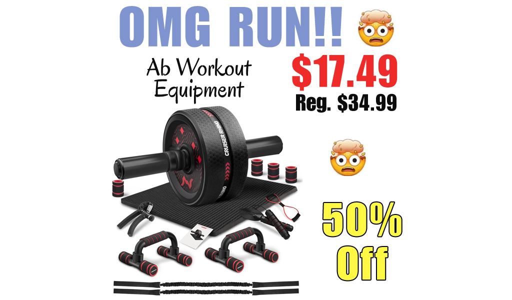 Ab Workout Equipment Only $17.49 Shipped on Amazon (Regularly $34.99)