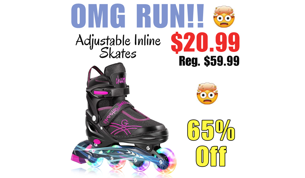 Adjustable Inline Skates Only $20.99 Shipped on Amazon (Regularly $59.99)