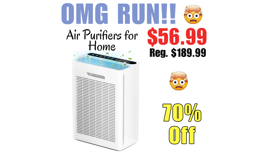 Air Purifiers for Home Only $56.99 Shipped on Amazon (Regularly $189.99)