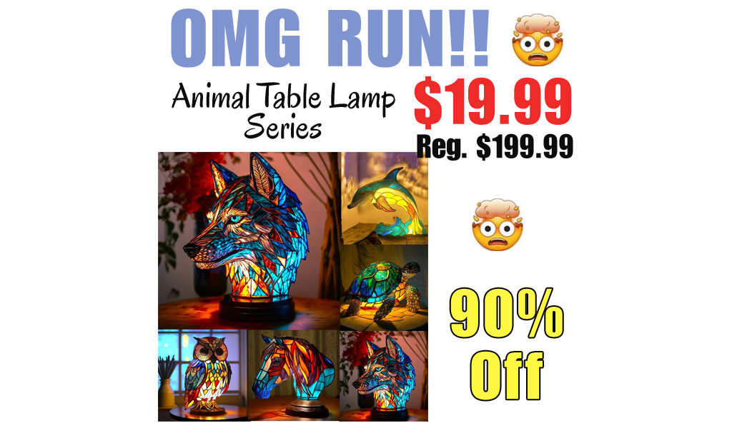 Animal Table Lamp Series Only $19.99 Shipped on Amazon (Regularly $199.99)