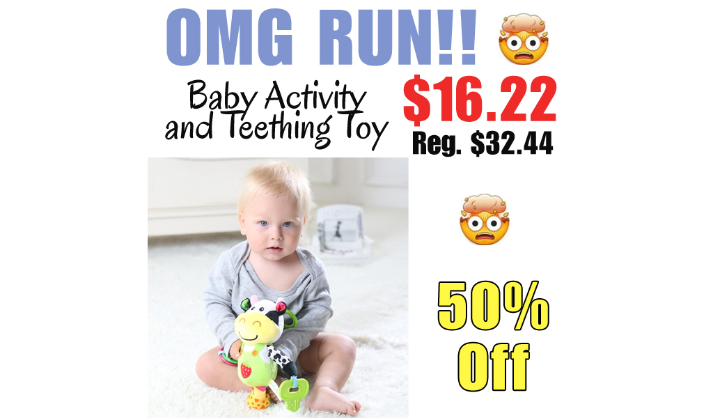 Baby Activity and Teething Toy Only $16.22 Shipped on Amazon (Regularly $32.44)
