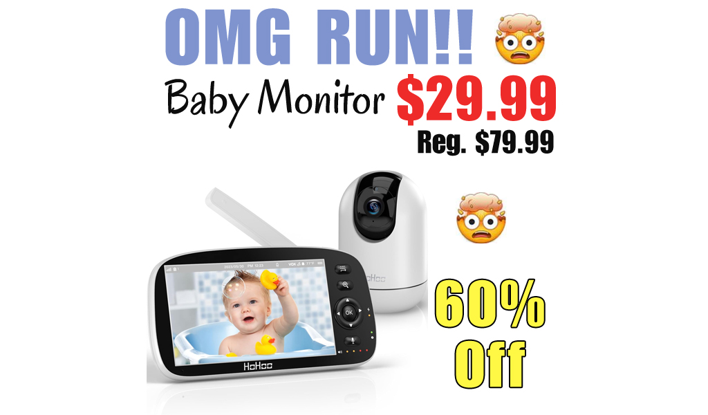 Baby Monitor Only $29.99 Shipped on Amazon (Regularly $79.99)
