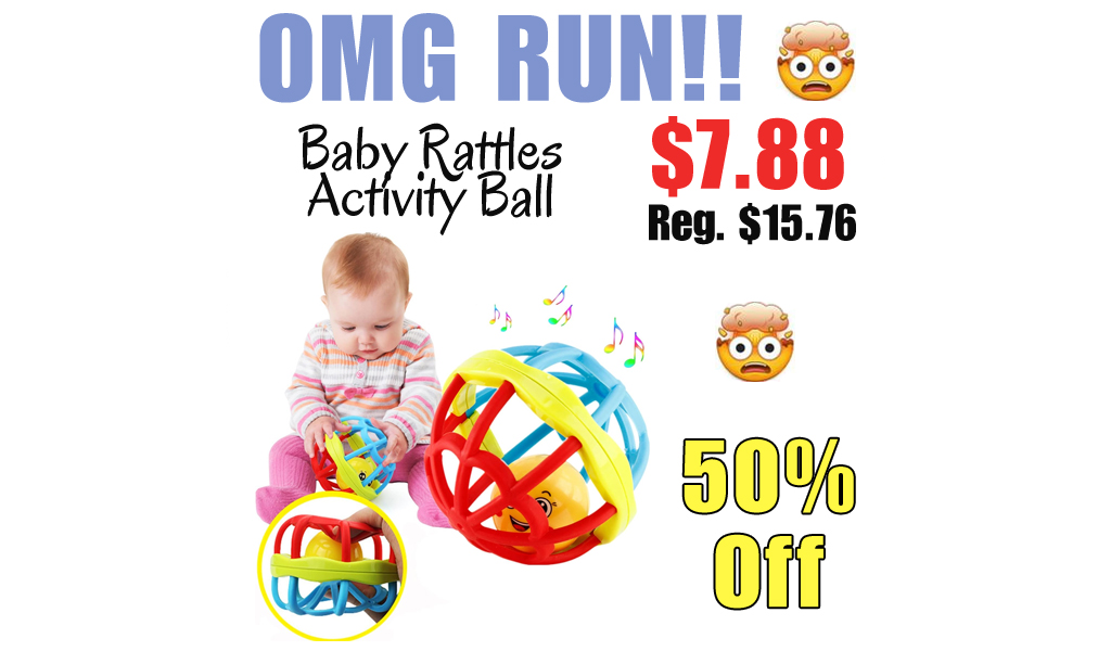 Baby Rattles Activity Ball Only $16.22 Shipped on Amazon (Regularly $15.76)