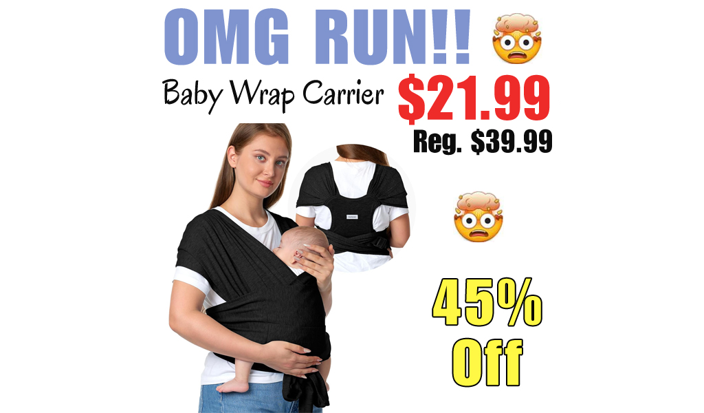 Baby Wrap Carrier Only $21.99 Shipped on Amazon (Regularly $39.99)