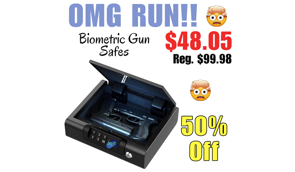 Biometric Gun Safes Only $48.05 Shipped on Amazon (Regularly $99.98)