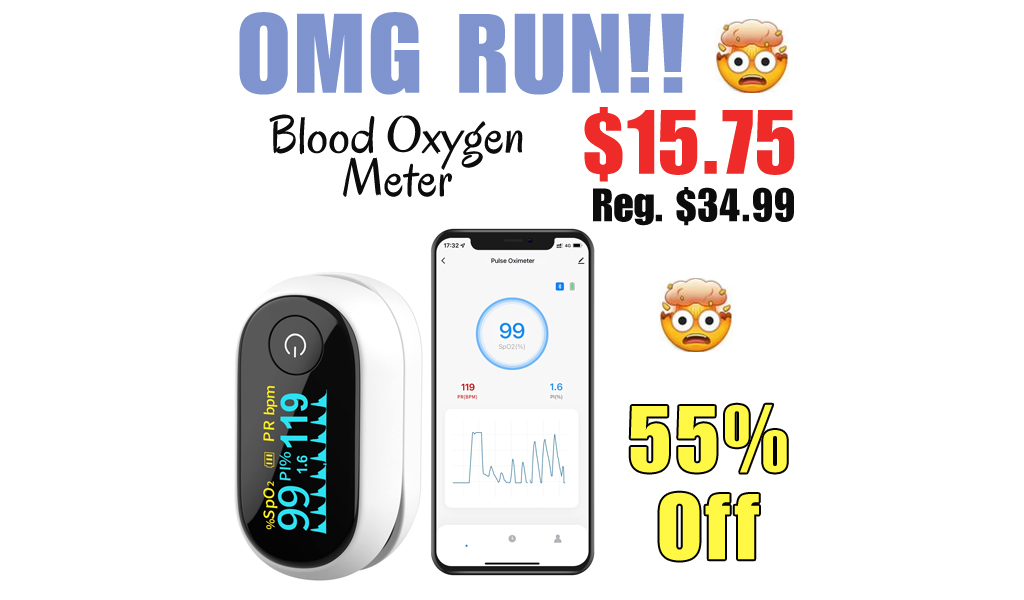 Blood Oxygen Meter Only $15.75 Shipped on Amazon (Regularly $34.99)