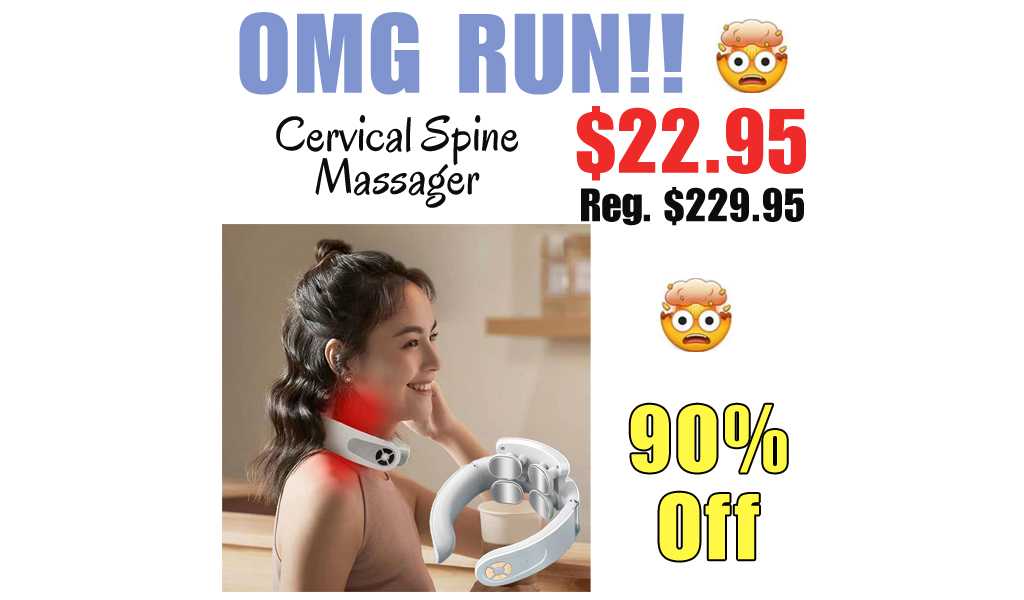 Cervical Spine Massager Only $22.95 Shipped on Amazon (Regularly $229.95)