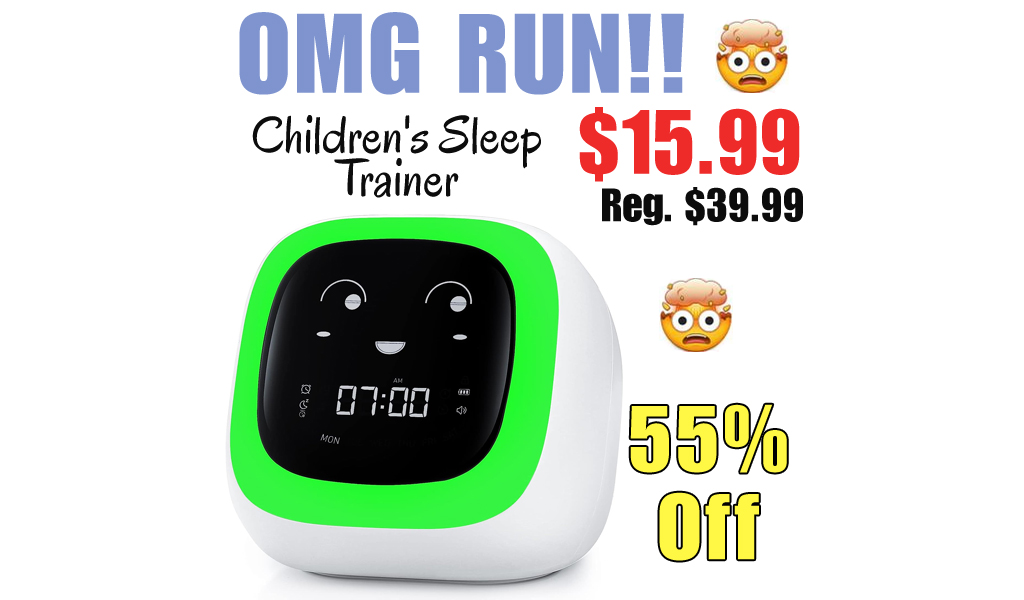 Children's Sleep Trainer Only $15.99 Shipped on Amazon (Regularly $39.99)