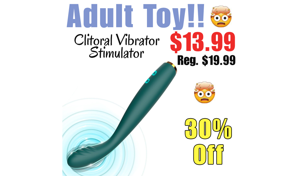 Clitoral Vibrator Stimulator Only $13.99 Shipped on Amazon (Regularly $19.99)