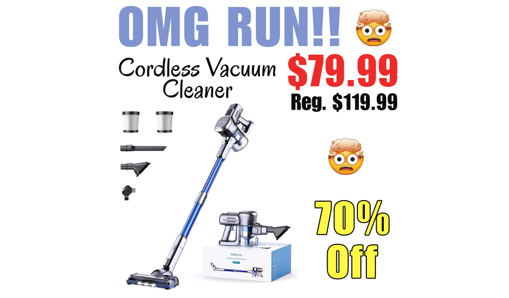 Cordless Vacuum Cleaner Only $79.99 Shipped on Amazon (Regularly $119.99)