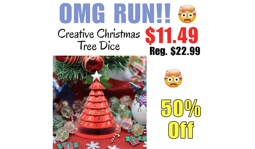 Creative Christmas Tree Dice Only $11.49 Shipped on Amazon (Regularly $22.99)