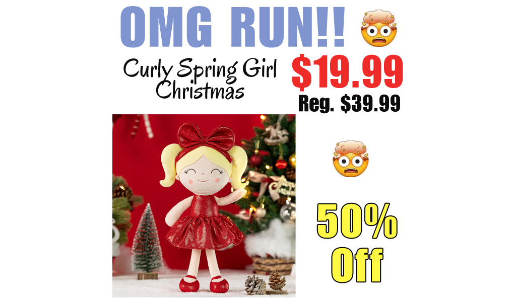 Curly Spring Girl Christmas Only $19.99 Shipped on Amazon (Regularly $39.99)