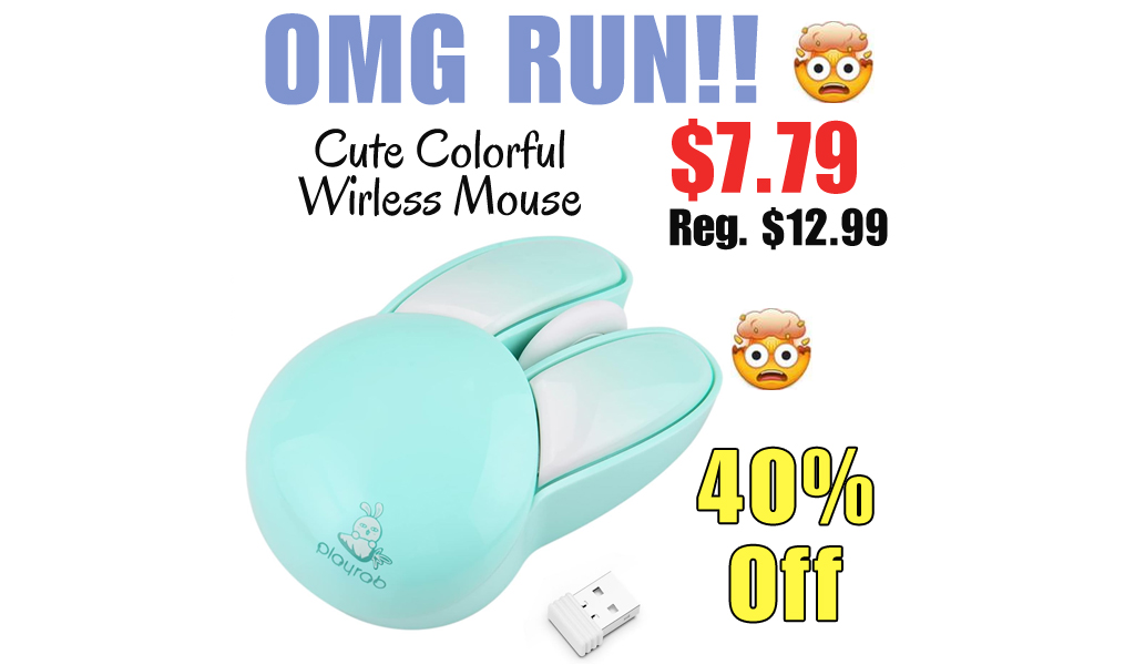 Cute Colorful Wirless Mouse Only $7.79 Shipped on Amazon (Regularly $12.99)
