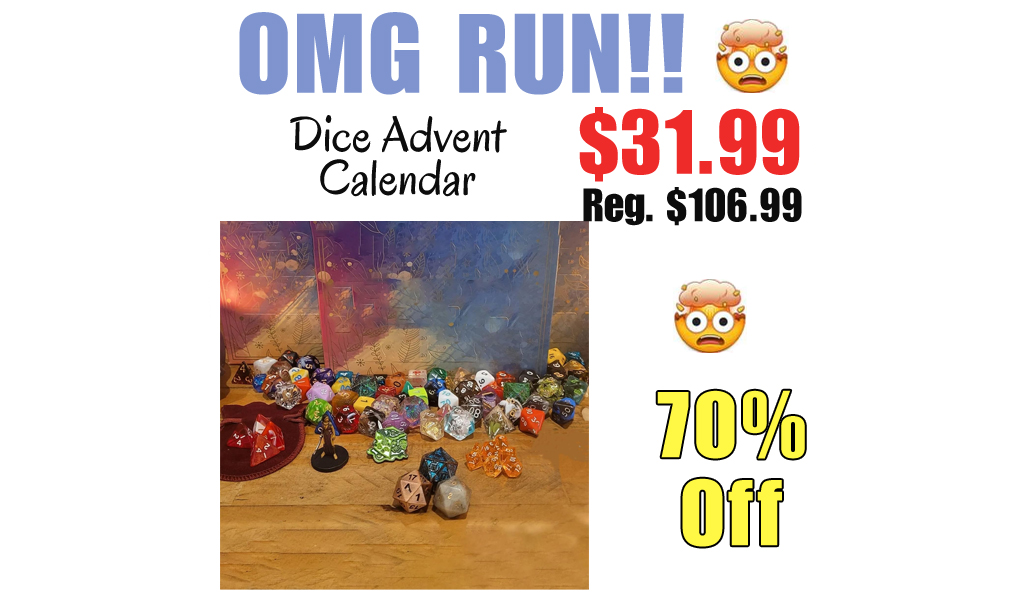 Dice Advent Calendar Only $31.99 Shipped on Amazon (Regularly $106.99)