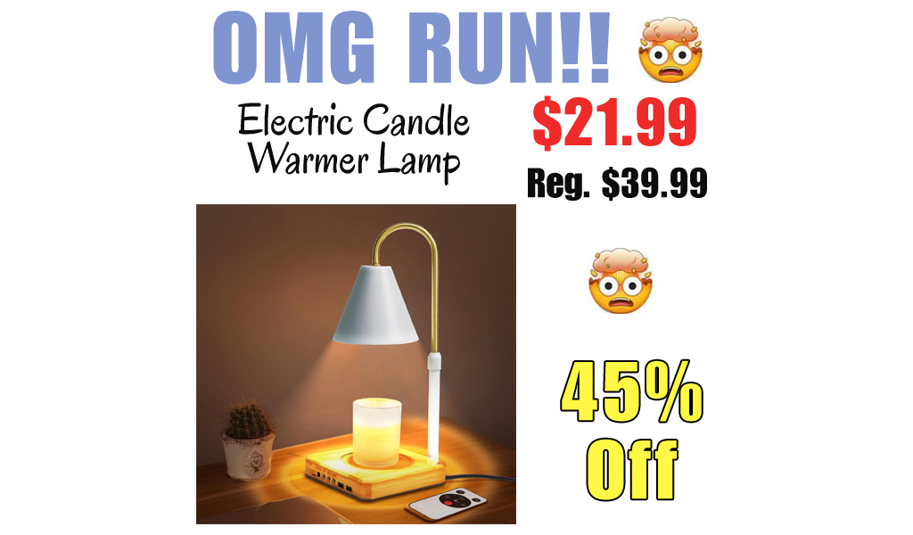 Electric Candle Warmer Lamp Only $21.99 Shipped on Amazon (Regularly $39.99)