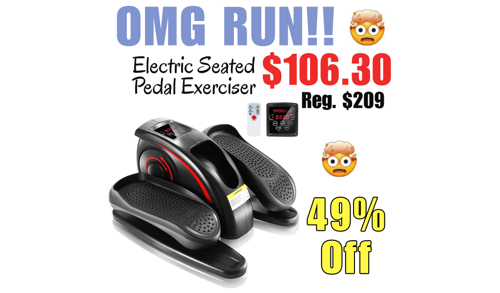 Electric Seated Pedal Exerciser Only $106.30 Shipped on Amazon (Regularly $209)