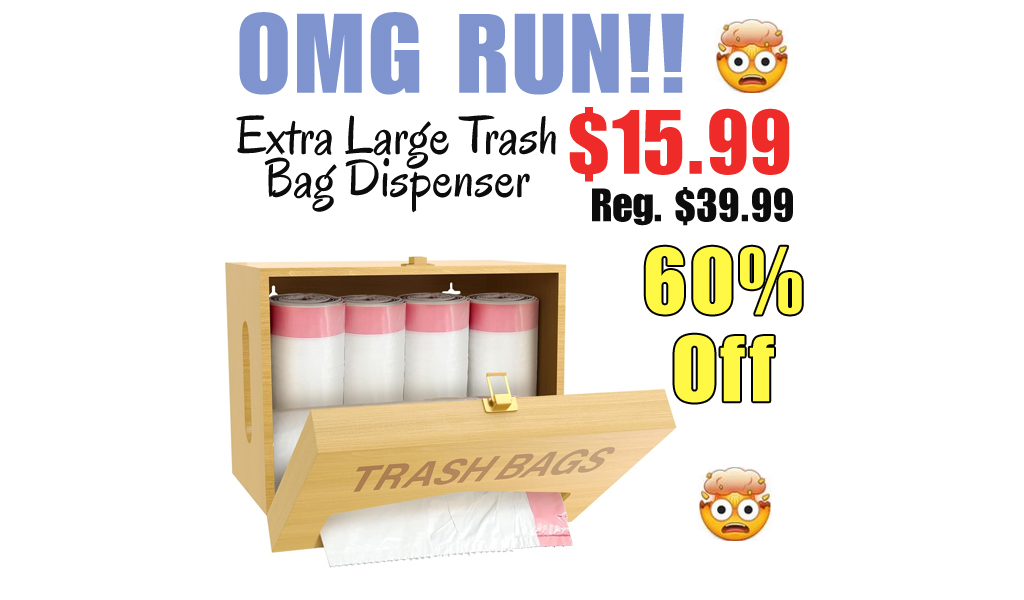 Extra Large Trash Bag Dispenser Only $15.99 Shipped on Amazon (Regularly $39.99)