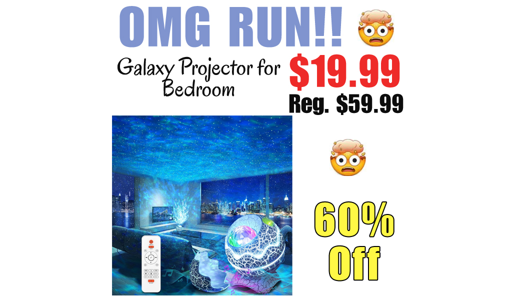 Galaxy Projector for Bedroom Only $19.99 Shipped on Amazon (Regularly $59.99)