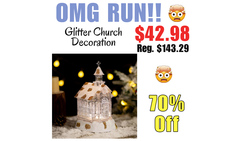 Glitter Church Decoration Only $42.98 Shipped on Amazon (Regularly $143.29)