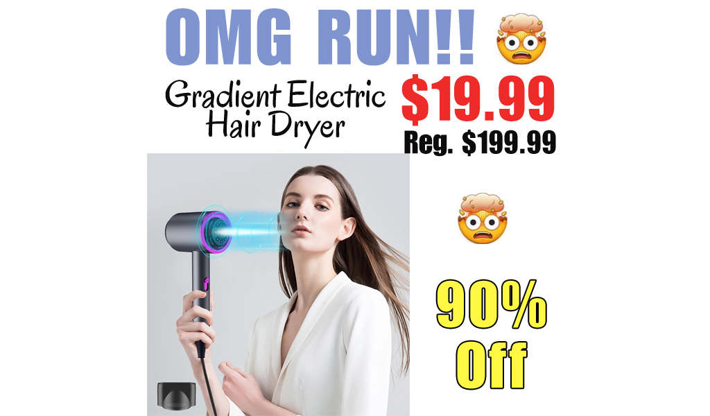 Gradient Electric Hair Dryer Only $19.99 Shipped on Amazon (Regularly $199.99)