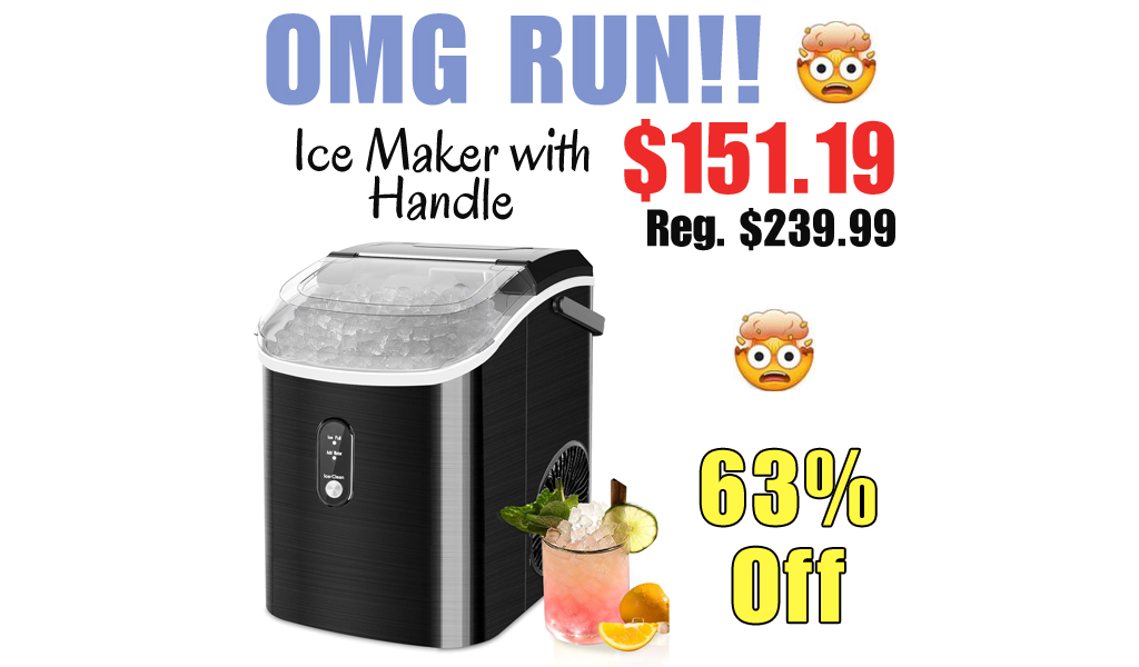 Ice Maker with Handle Only $151.19 Shipped on Amazon (Regularly $239.99)