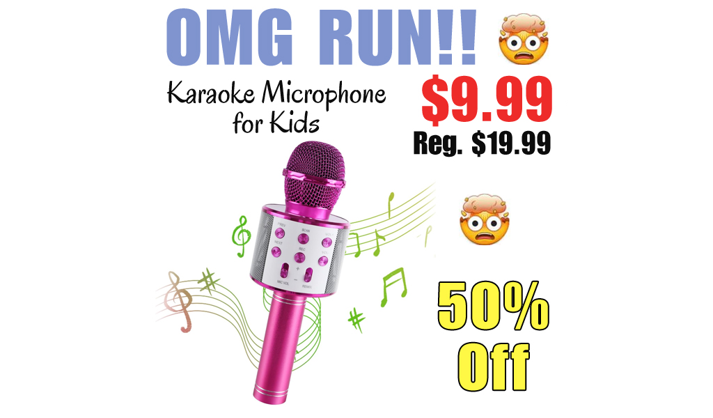 Karaoke Microphone for Kids Only $9.99 Shipped on Amazon (Regularly $19.99)