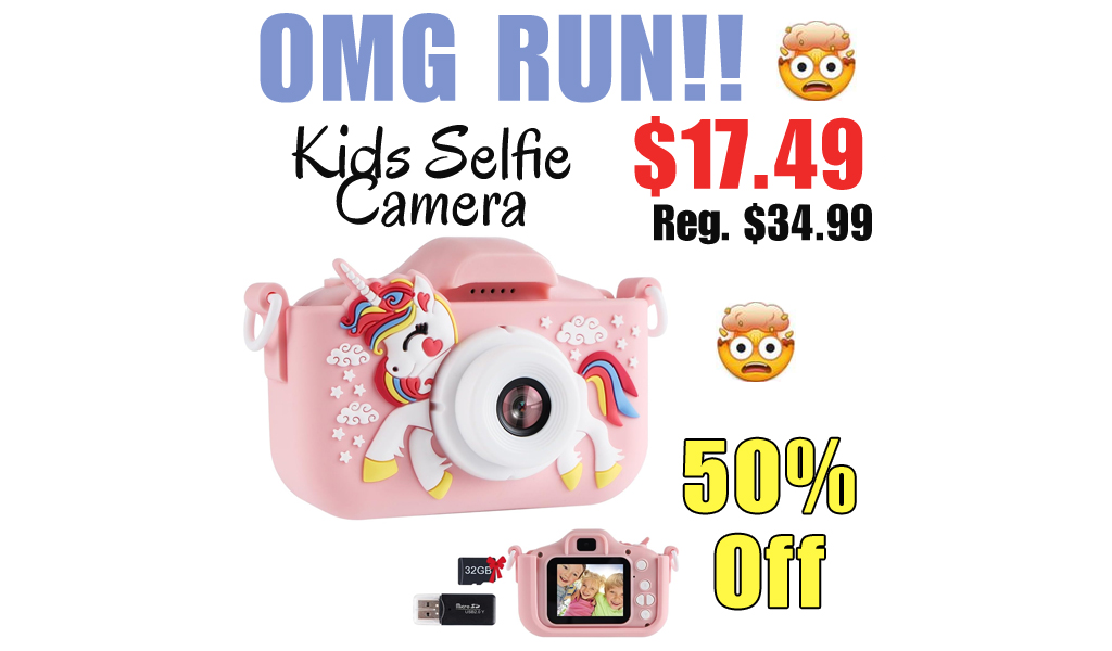 Kids Selfie Camera Only $17.49 Shipped on Amazon (Regularly $34.99)