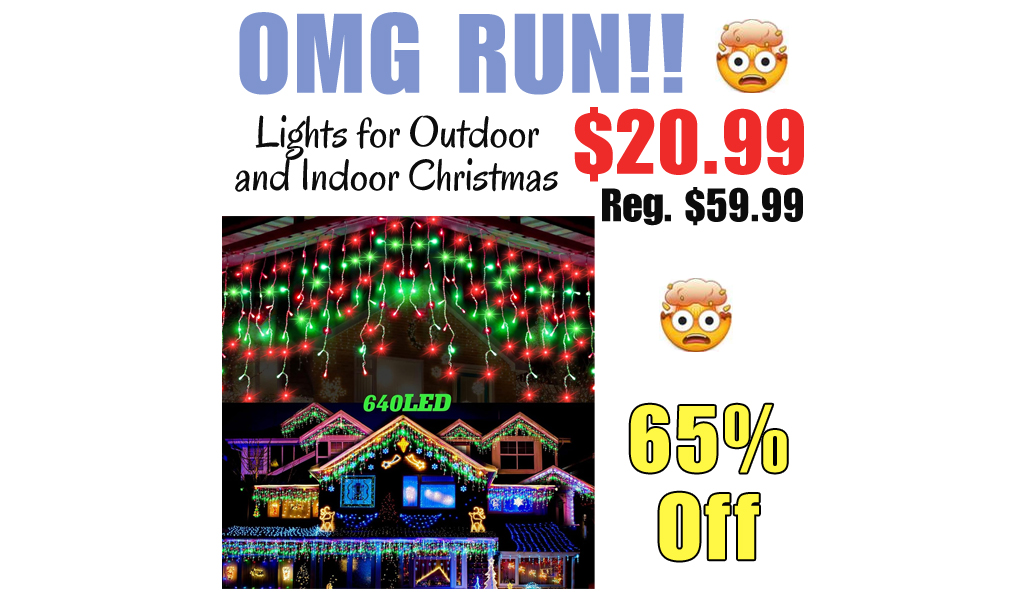 Lights for Outdoor and Indoor Christmas Only $20.99 Shipped on Amazon (Regularly $59.99)