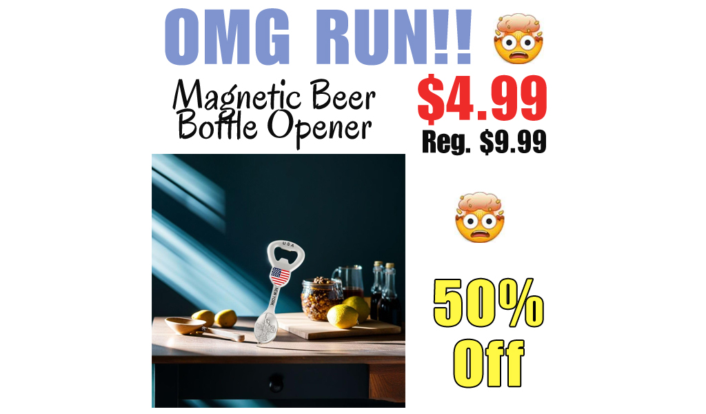 Magnetic Beer Bottle Opener Only $4.99 Shipped on Amazon (Regularly $9.99)