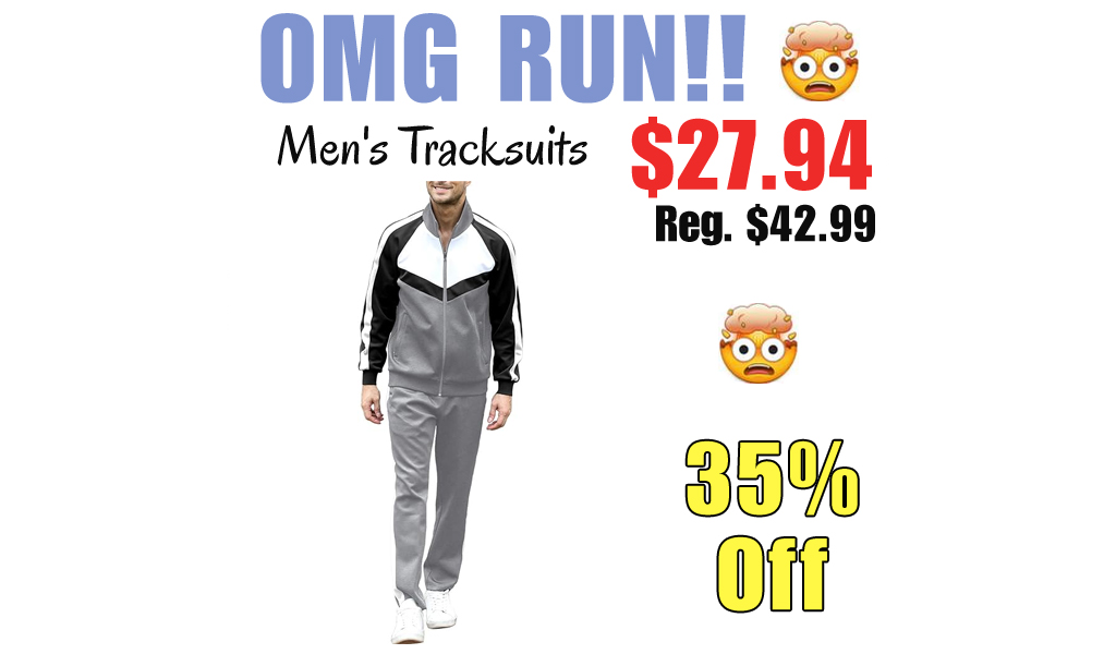 Men's Tracksuits Only $27.94 Shipped on Amazon (Regularly $42.99)