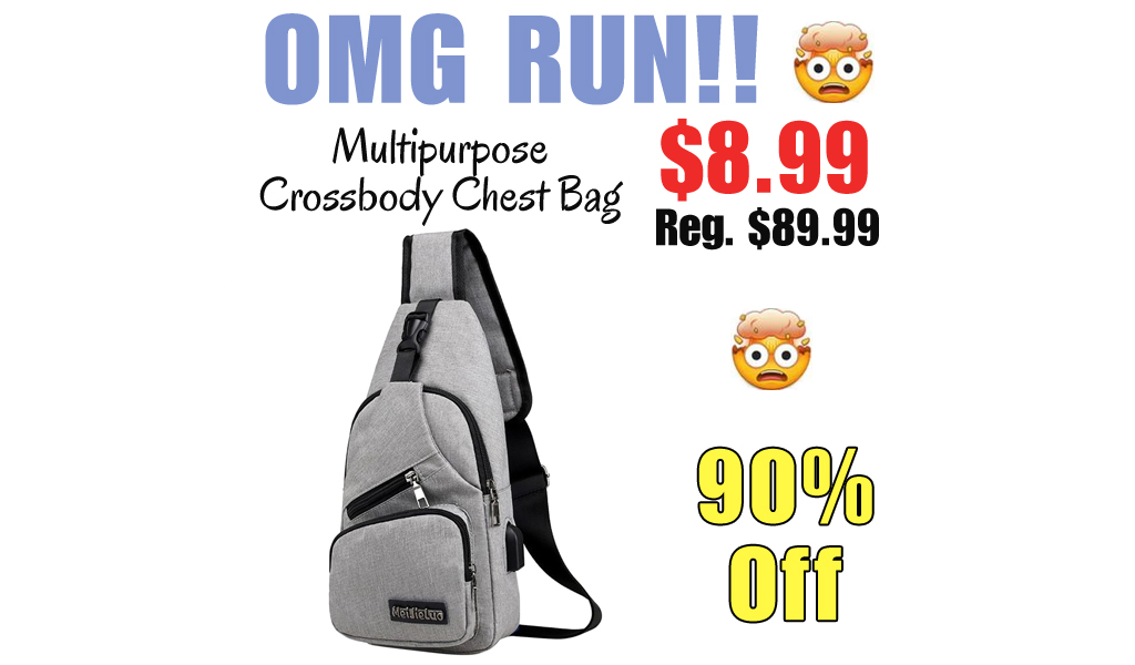 Multipurpose Crossbody Chest Bag Only $8.99 Shipped on Amazon (Regularly $89.99)